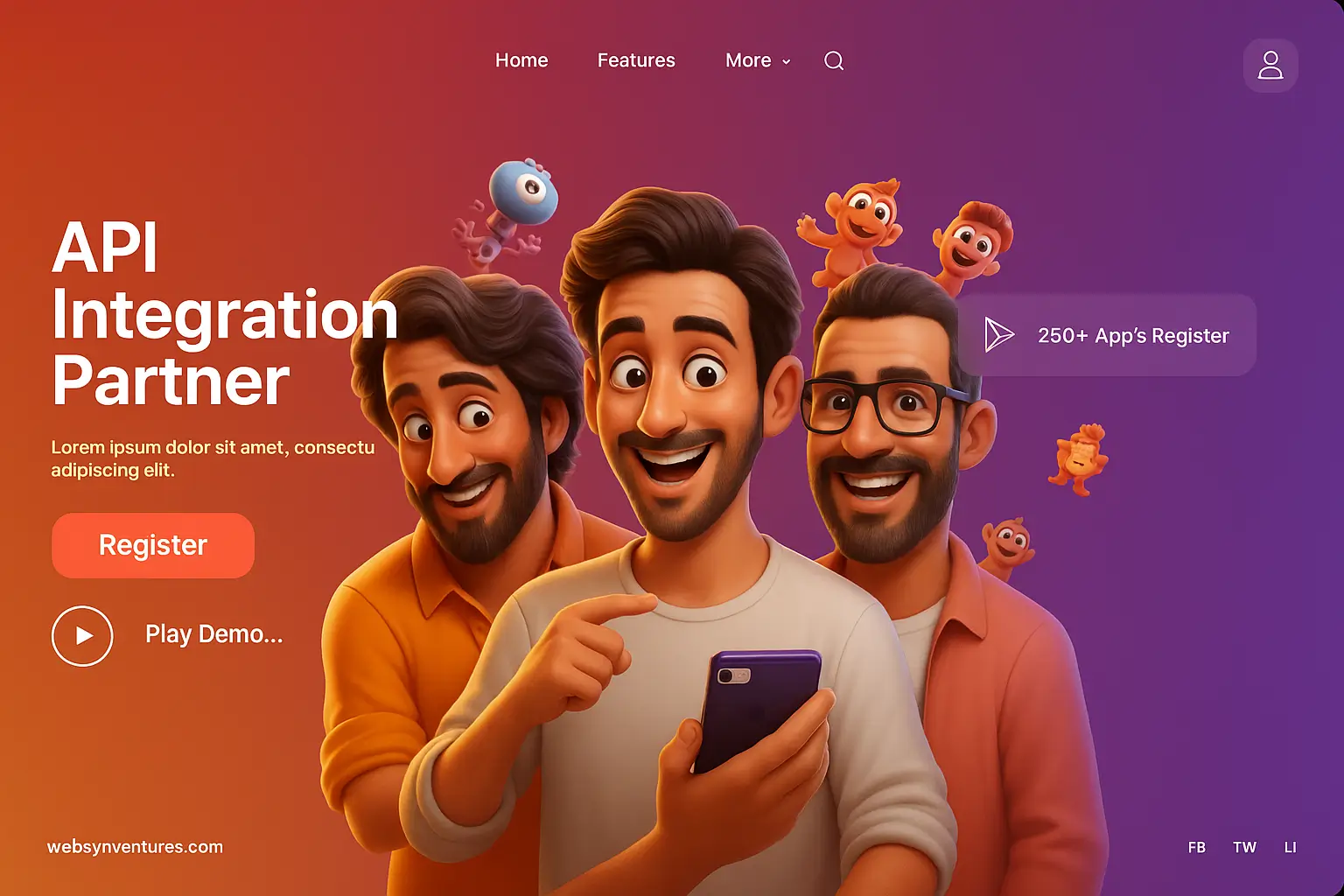API Integrations Partner Illustration